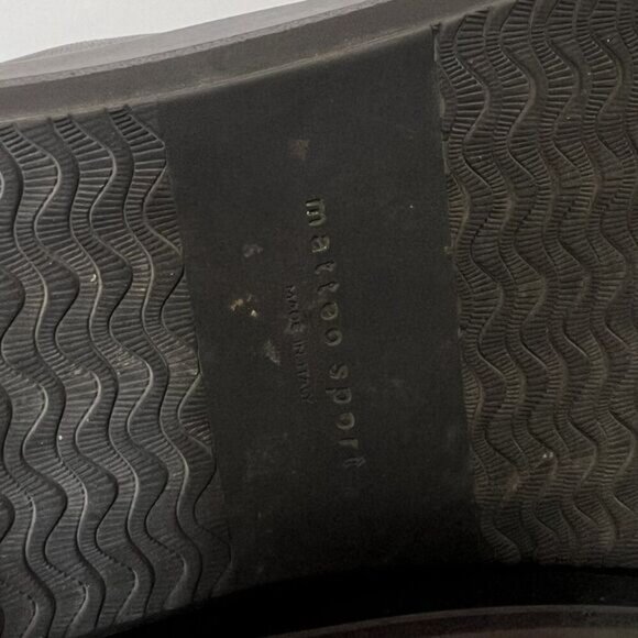 Matteo Sport Brown Leather & Neoprene Lined Lace Up Sneaker - Picture 7 of 8